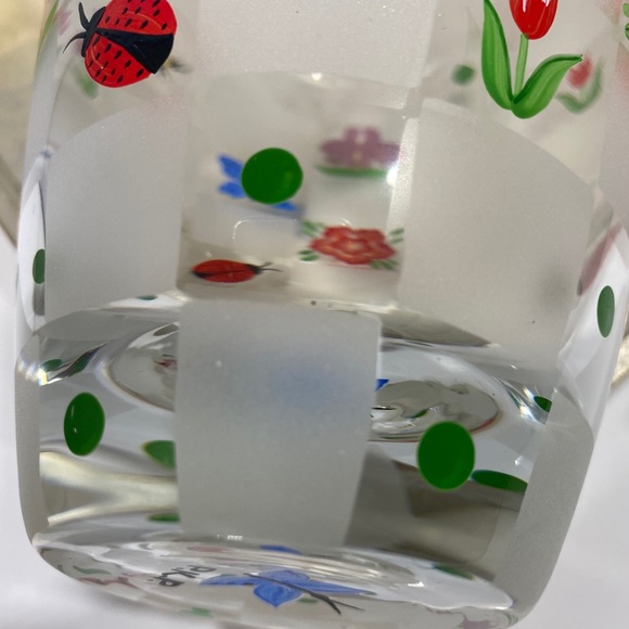 Lenox Nature’s Splendor Hand Painted Glass Vase - Picture 6 of 12